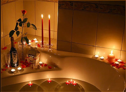 Inspiratie wenkbrauw verdieping Maak jouw badkamer klaar voor Valentijnsdag! 6 romantische Ideeën -  TuijpsHuysch